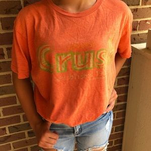Orange crush vintage tee